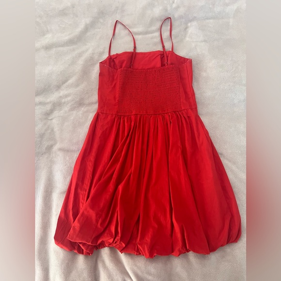 Abercrombie Red Puff Dress - Picture 4 of 4